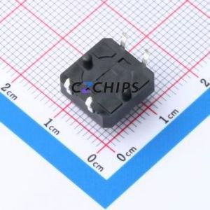 TP11012670 Tactile Switch Through hole Component (THT),12x12mm Switch Single Pole Single Throw Round Button 2.6N Through Hole - Product Image 2