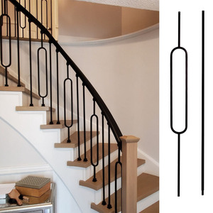LD Metall Modernes Treppenbaluster Mit 28 Zoll Oval für Innenbereich Treppengeländer (Q-119) - Product Image 1