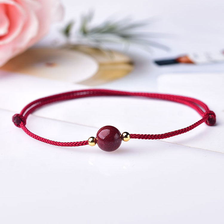 Fossiel Rood Koraal Armband - 8mm Edelsteen Kogelarmband | Crystal Cave