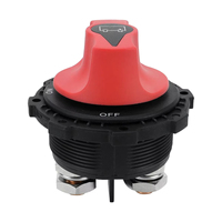 Interruptor de Desconexión de Batería 32V DC 300A ON-OFF Bipolar Rojo 50/60Hz para Auto, Vehículo Todoterreno, Camión, Barco