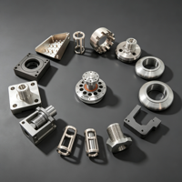 Pièces en aluminium usinées CNC de précision sur 5 axes sur mesure, pièces en acier inoxydable usinées CNC industrielles