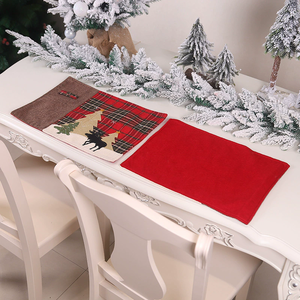 <span class=keywords><strong>Camino</strong></span> <span class=keywords><strong>de</strong></span> <span class=keywords><strong>Mesa</strong></span> <span class=keywords><strong>Navideño</strong></span> Clásico a Cuadros con Renos HB-2842 para Decoración Diaria <span class=keywords><strong>de</strong></span> Acción <span class=keywords><strong>de</strong></span> Gracias, 14x70 Pulgadas - Product Image 2