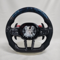 Volant en fibre de carbone personnalisé pour BMW LCI Style G05 G06 G20 G30 G2X G3X G8X F9X X3M X4M G80, accessoires intérieurs de voiture