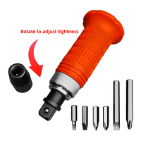 Offre Spéciale : Jeu de Bits de Visseuse à Chocs avec Embout de Clé à Chocs, Outils en Acier Chrome Vanadium dans un Coffret en Fer