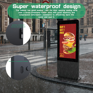IP65 Outdoor Waterproof High Brightness IPS Advertising Player Display Billboard Panel CMS 4K Vertical Floor Stand Totem - Product Image 2