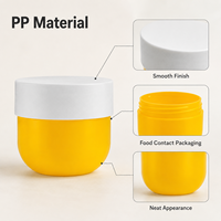 Vente en gros de pots d'emballage pour aliments pour animaux de compagnie en plastique PP de qualité alimentaire avec couvercle à vis, personnalisables avec logo, pour friandises et compléments pour chiens en vrac
