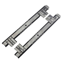 Zuogang — rail de porte-clavier d'ordinateur 35mm, canal télescopique pour clavier d'ordinateur, coulissant de tiroir, à montage latéral