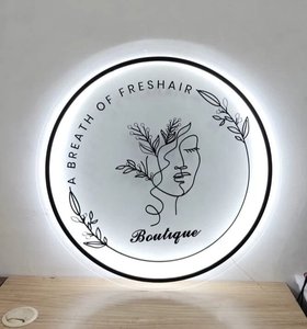 Letrero Metálico Retroiluminado para Negocios, Letrero Acrílico 3D Personalizado para Spa, <span class=keywords><strong>Uñas</strong></span>, Salón de Belleza, Muebles de Salón - Product Image 5