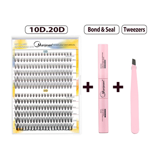 Pestañas de Seda Hechas a Mano Estilo Escandinavo, Minimalistas Nórdicas en Forma de Lágrima, 8mm, 12 Filas, Mega Volumen 10D-20D, para el Domingo de Pascua e Iglesia - Product Image 4