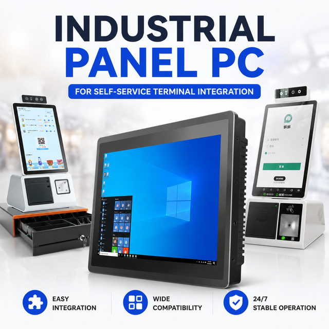 10.1 Inch Industrial Panel PC Android RK3568 Capacitive Touch Embedded Mount RS232 RS485 POS Terminal Register 2-8GB RAM