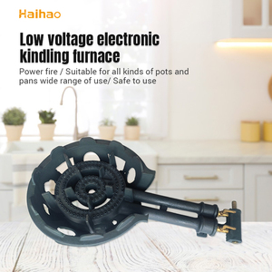 Hoạt động đơn giản nhanh chóng nấu ăn đúc 2 nhẫn gang Burner áp lực cao đung Bếp gas gang gas 2 vòng Burner 220V - Product Image 5