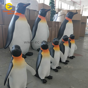 Escultura de Pingüino Emperador de Fibra de Vidrio Artificial en Oferta para Exhibición de Marca en Escaparates de Centros Comerciales, Decoración Exterior - Product Image 4