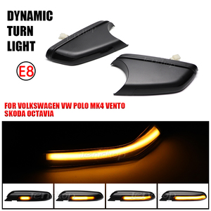 2 Piezas de Luces LED Dinámicas de 12V para Espejo Retrovisor, Indicador de Señal de Giro para V W Polo Mk4 FL Vento 2005-2010 Skoda Octavia 2004-2010 - Product Image 6