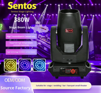 Barre de lumière LED 380W pour mariage, salle de banquet, ambiance scénique, éclairage de concert, projecteur rotatif à tête mobile