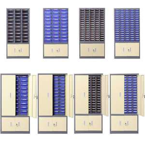 Hiện Đại <span class=keywords><strong>Modular</strong></span> Thép Tủ Có Thể Điều Chỉnh Thiết Kế Phong Cách Thành Phần Tổ Chức Cho Nhà Văn Phòng Hoặc Phòng Tập Thể Dục Cho Các Loại Hạt Bu Lông Lưu Trữ - Product Image 1