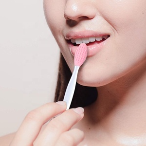 Portable Exfoliating <strong>Lip</strong> Tools Silicone Exfoliating <strong>Lip</strong> <strong>Brush</strong> Deep <strong>Clean</strong> Double Side Soft Silicone <strong>Lip</strong> Scrub <strong>Brushes</strong> - Product Image 1