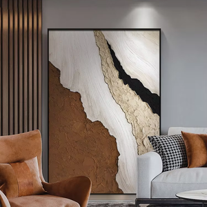 Arte originale fabbrica moderna 3D Texture onda parete arte Custom dimensioni <span class=keywords><strong>tela</strong></span> arte arte onda pittura astratta paesaggio marino - Product Image 2