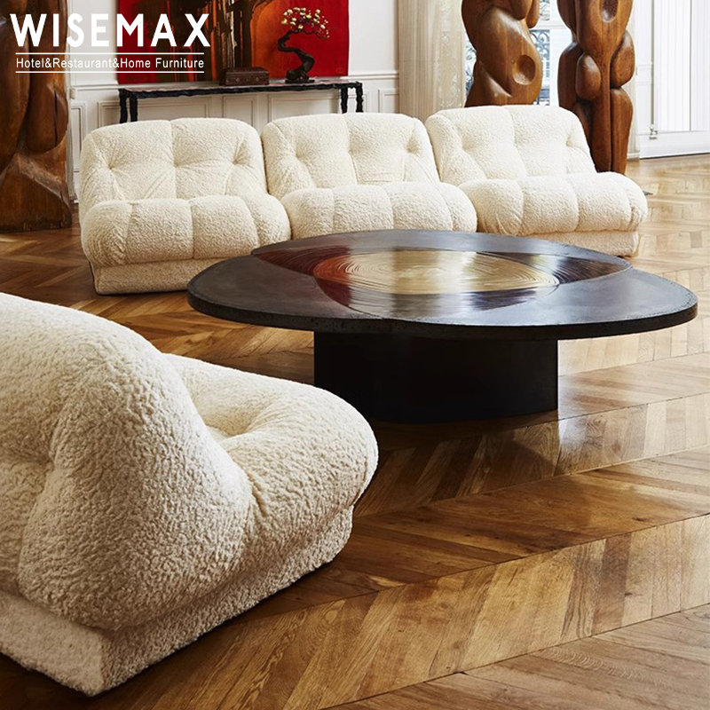 WISEMAX FURNITUREワビサビ中世のリビングルームソファノルディック