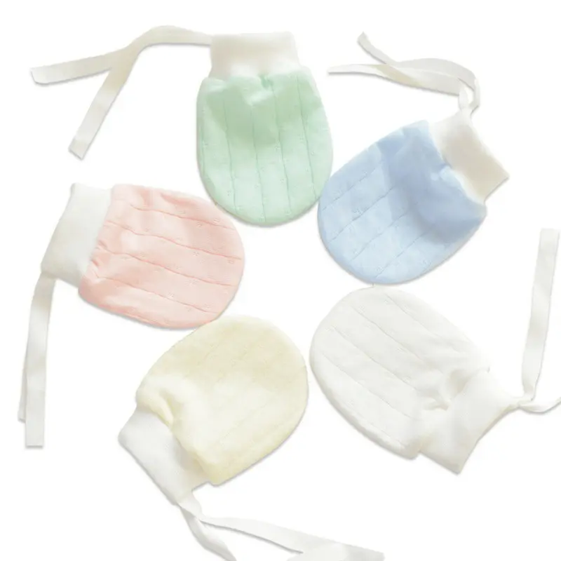 Guanti per neonati caldi invernali all'ingrosso guanti in tessuto di cotone per neonati