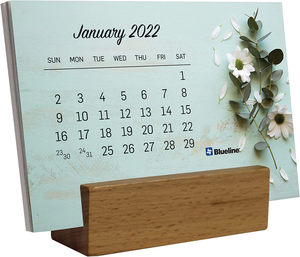 Lịch vĩnh viễn cổ điển khối lịch bàn gỗ - Product Image 3