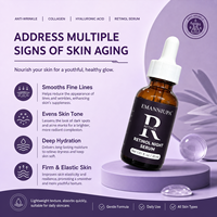 Sérum pour le visage OEM Skincare au rétinol, à l'acide hyaluronique, hydratant, éclaircissant, réparateur, anti-âge