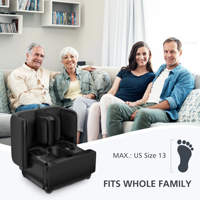 Masseur de pieds et repose-pieds COMFIER 2 en 1, masseur de pieds et de mollets Shiatsu