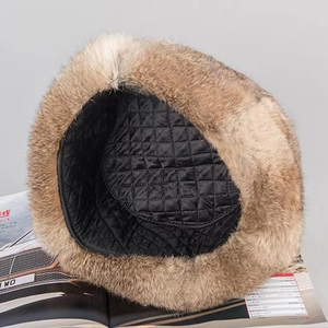 Chất Lượng Cao Trapper <span class=keywords><strong>Hat</strong></span> Bất Thỏ Lông Mùa Đông Ấm <span class=keywords><strong>Hat</strong></span> Người Già Ấm Tai Bảo Vệ Hunter Của Cap Ngoài Trời Đi Xe Đạp Earflap <span class=keywords><strong>Hat</strong></span> - Product Image 2