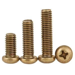 M2 M2.5 M3 <b>M4</b> M6 Hot Sale Brass H59 H62 Copper Bronze Cross Recess Hexagon Button Head Machine <b>Screw</b> DIN7985 ISO7380 - Product Image 2
