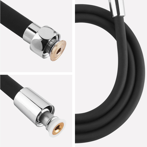 Tuyau de <span class=keywords><strong>douche</strong></span> lisse <span class=keywords><strong>anti</strong></span>-<span class=keywords><strong>torsion</strong></span> en PVC chromé de haute qualité en acier inoxydable <span class=keywords><strong>flexible</strong></span> G1/2 universel 0.5M 1M 1.2M 1.5M 1.8M 2M - Product Image 4