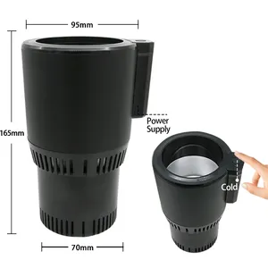 Cooling Mug Holder All Vehicle Mini Fridge Canned Beverages Coffee Mug 12V Car Cooing Cup Holder