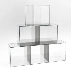 Tầng thường vụ lớn Acrylic Hộp nhựa, lớn Acrylic Cube hộp hiển thị, Acrylic Cube