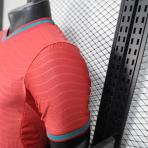 Portugales World 100% polyester V-hals korte mouw digitale print op maat nr. 7 Heren Voetbalshirt Thaise Kwaliteit Allemaal - Product Image 2