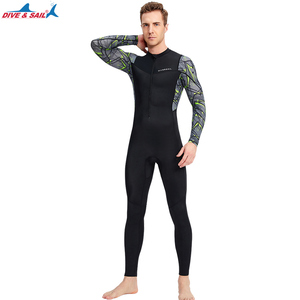 Combinaison <span class=keywords><strong>Anti</strong></span>-<span class=keywords><strong>UV</strong></span> Complète en <span class=keywords><strong>Lycra</strong></span> Tendance Homme, Manches Longues, <span class=keywords><strong>Anti</strong></span>-Éruption Cutanée, Protection Solaire pour Plongée Libre et Natation en Extérieur - Product Image 2