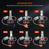 Ampoules de phares de voiture LED en gros M8 PRO Max H11, phares de voiture LED H11 avec Canbus