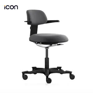 Novo Ergonômico Home Office Cadeira Design Original Luxo Low Back Sit Stand Escritório Giratória Tecido Altura Ajustável Médico Cadeira