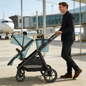 Poussette double multifonctionnelle pliable pour enfants, <span class=keywords><strong>siège</strong></span> <span class=keywords><strong>auto</strong></span> pour nourrissons, tout-petits, nouveau-nés, jumeaux, poussette de voyage pour bébé - Product Image 1