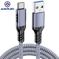 Kabel USB A ke USB C, Transfer Data USB 3.2 10Gbps dan Pengisian Cepat 60W 3A, Kabel Panjang untuk iPhone 15/15 Pro Max, Android Samsung