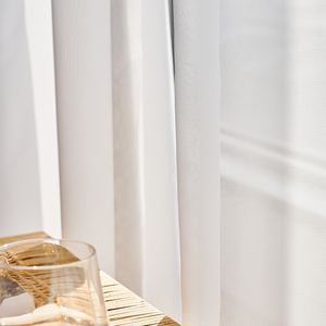 Tende in Tulle bianco Super morbide per la decorazione del soggiorno moderno velo Chiffon tende in Voile trasparente - Product Image 3