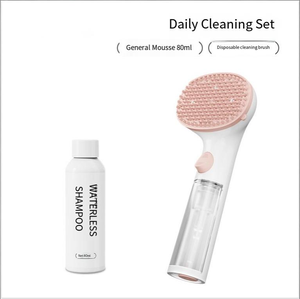 Nouvelle <span class=keywords><strong>brosse</strong></span> de toilettage de luxe pour animaux de compagnie avec distributeur de savon à <span class=keywords><strong>long</strong></span> manche, en silicone souple, pour le bain et le massage des chats - Product Image 4