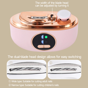 Coupe-<span class=keywords><strong>ongles</strong></span> électrique 3-en-1 amélioré avec polissage, récupération de poussière et lumière LED, lime à <span class=keywords><strong>ongles</strong></span> et coupe-<span class=keywords><strong>ongles</strong></span> <span class=keywords><strong>pour</strong></span> adultes, enfants et bébés - Product Image 4