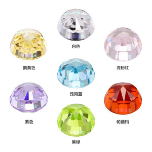 Gemma Zircone Bianco ad Alto Contenuto di Carbonio Taglio Ice-Flower 9A Lucidato, Creazione in Laboratorio, <span class=keywords><strong>Pietra</strong></span> Sciolta per Anelli (<span class=keywords><strong>Pietra</strong></span> Centrale) - Product Image 2