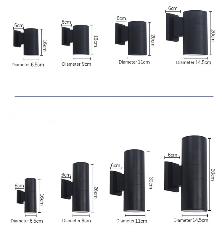 Single Head or Double Head Lighting Led Wall Lamp Wall Mounted for Home Lights Waterproof Ip65 Outdoor Wall Light · image 4