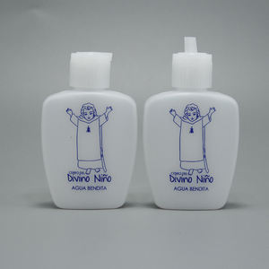 Agua Bendita Española para Uso Católico de Pascua, Botellas Decorativas de Agua Bendita de 60 ml de HDPE con Tapa Abatible y Serigrafía - Product Image 2