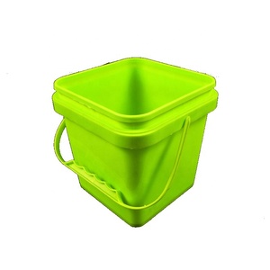 Thực Phẩm Lớp Top Chất Lượng Đen 25 L Nhựa Vuông Xô - Product Image 2