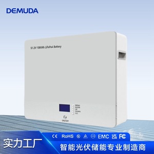 Home Energy Storage Wall <b>Mounted</b> 48V LiFePO4 <b>Battery</b> 200AH Hybrid Grid System - Product Image 3