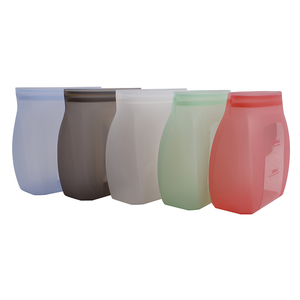 Sac de conservation alimentaire en silicone personnalisé Chifnai, sac de rangement réutilisable en silicone pour congélateur de cuisine, sac à sandwich, fabrication en usine - Product Image 1
