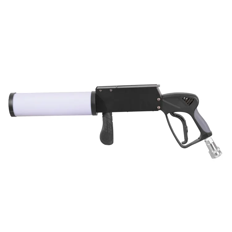 Sehr beliebte Gas Cold Confetti Maschine Handheld LED Co2 Gun Shooter Tragbare Bühnen beleuchtung