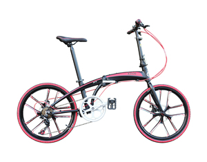 Vélo <span class=keywords><strong>pliant</strong></span> <span class=keywords><strong>mini</strong></span> XTOS de conception allemande, 20 pouces, en alliage d'aluminium, pour homme ou <span class=keywords><strong>femme</strong></span>, vélos pliants légers - Product Image 6