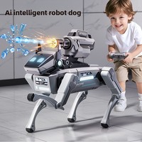 Nouveau Chien Robotique IA 2026 Télécommandé, 12 Programmes, Double Mode de Programmation, Lumières LED Colorées, pour Enfants de 3 à 6 Ans