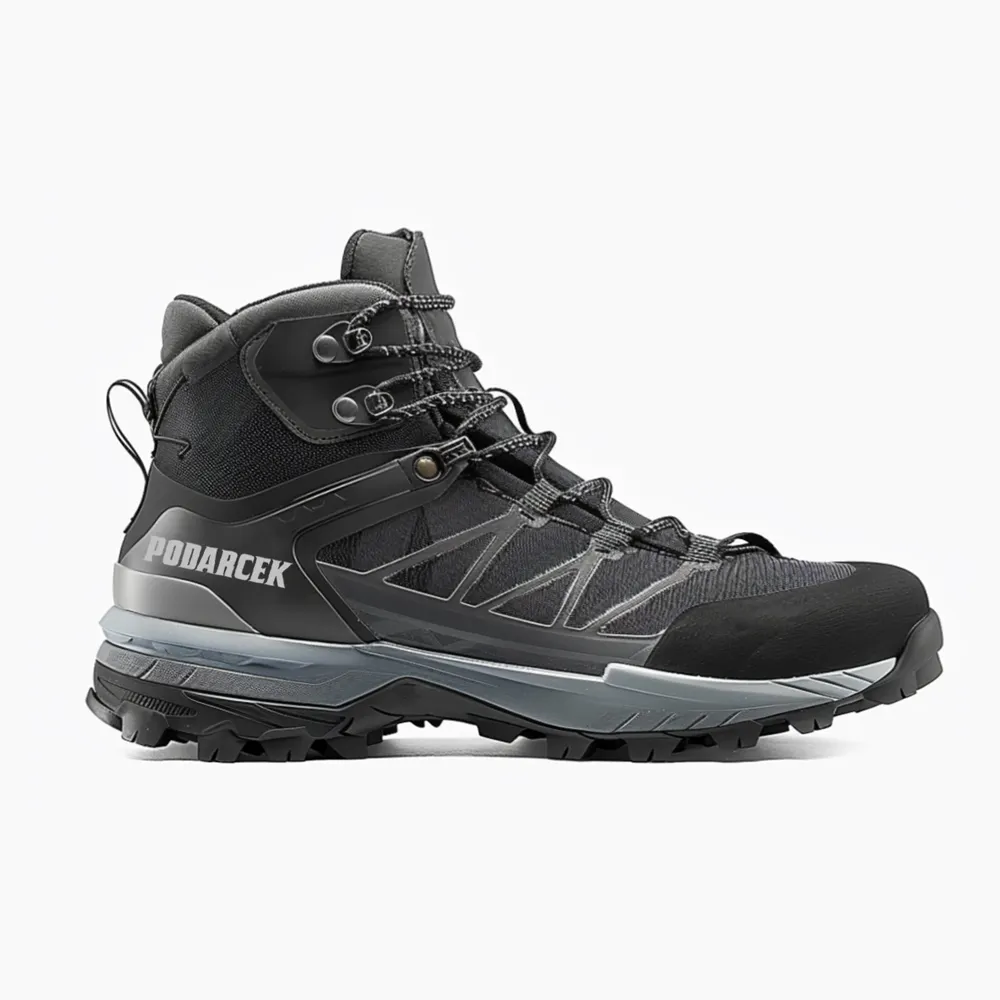 En iyi kaliteli dağcı kauçuk taban trail kar açık ayakkabı yürüyüş erkekler için koşu yürüyüş botları